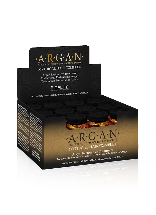 Copia de TRATAMIENTO RESTAURADOR ARGÁN . Caja x12un. Hidratación profunda y brillo