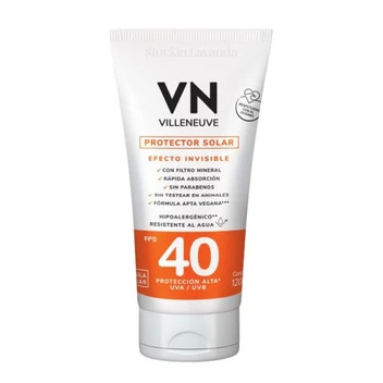 Protector Solar crema FPS 40 .Nueva formula – efecto invisible 120 ml