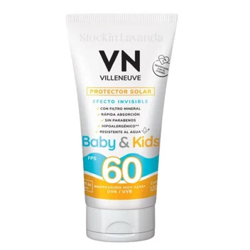 Protector Solar crema FPS 60 Baby & Kids Nueva formula – efecto invisible 120 ml