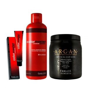 12 POMOS TINTURA FIDELITE + 1 REVELADOR 1LT + 1 MASCARA ARGAN 1K